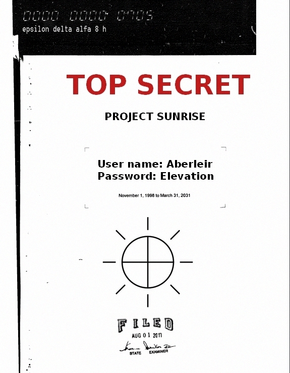 Project Sunrise - Epsilon Delta Alfa 8 h